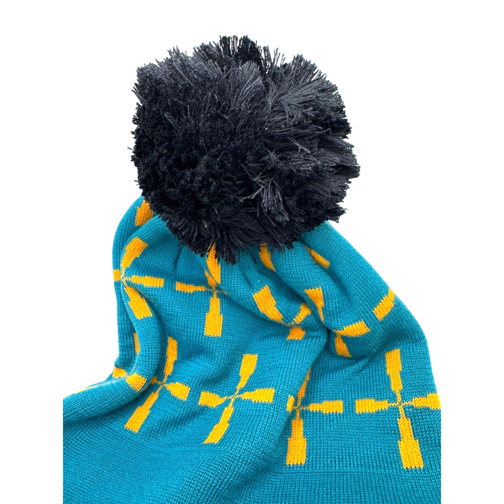 Prospect Park Brooklyn NY Turkey Trot Beanie Hat Locale NYC Rare Winter Pom NWT - Picture 12 of 15